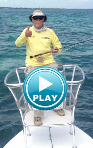 Stu Apte fly cage video when Florida Keys tarpon-bonefish-permit fishing 